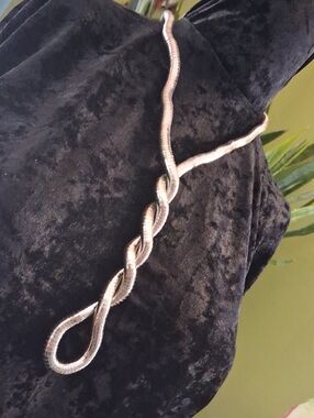 Ross-Simons Silver Twisted Snake Chain Necklace